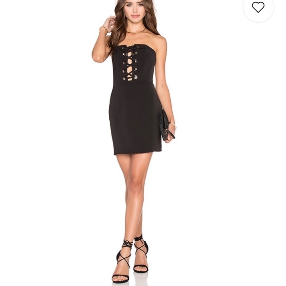 NBD “Don’t Stop” black dress LBD Vegas NYE